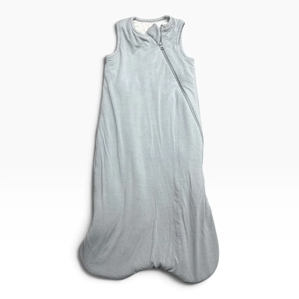 Quince Baby Sleep Sack Light Blue Quilted Wearable Blanket Size S Sleeveless